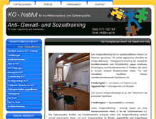 Tablet Screenshot of antiaggressionstraining-kiel.de